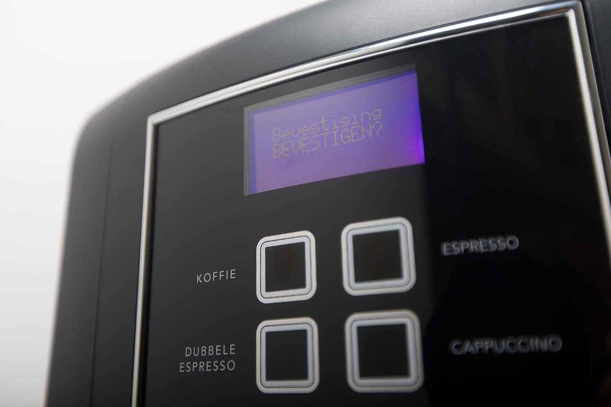 Gio Coffee - Koffiemachine zakelijk - Palermo Pro - Scherm