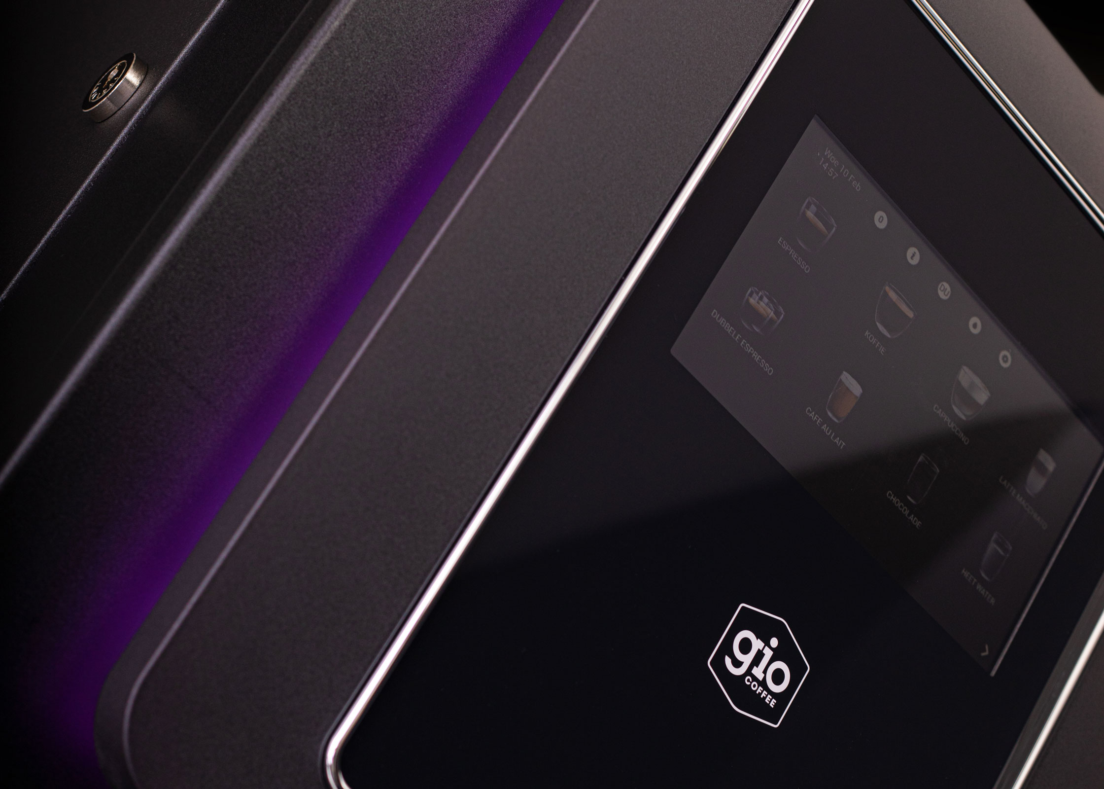 Gio Coffee - Magenta Touch -Detailshot