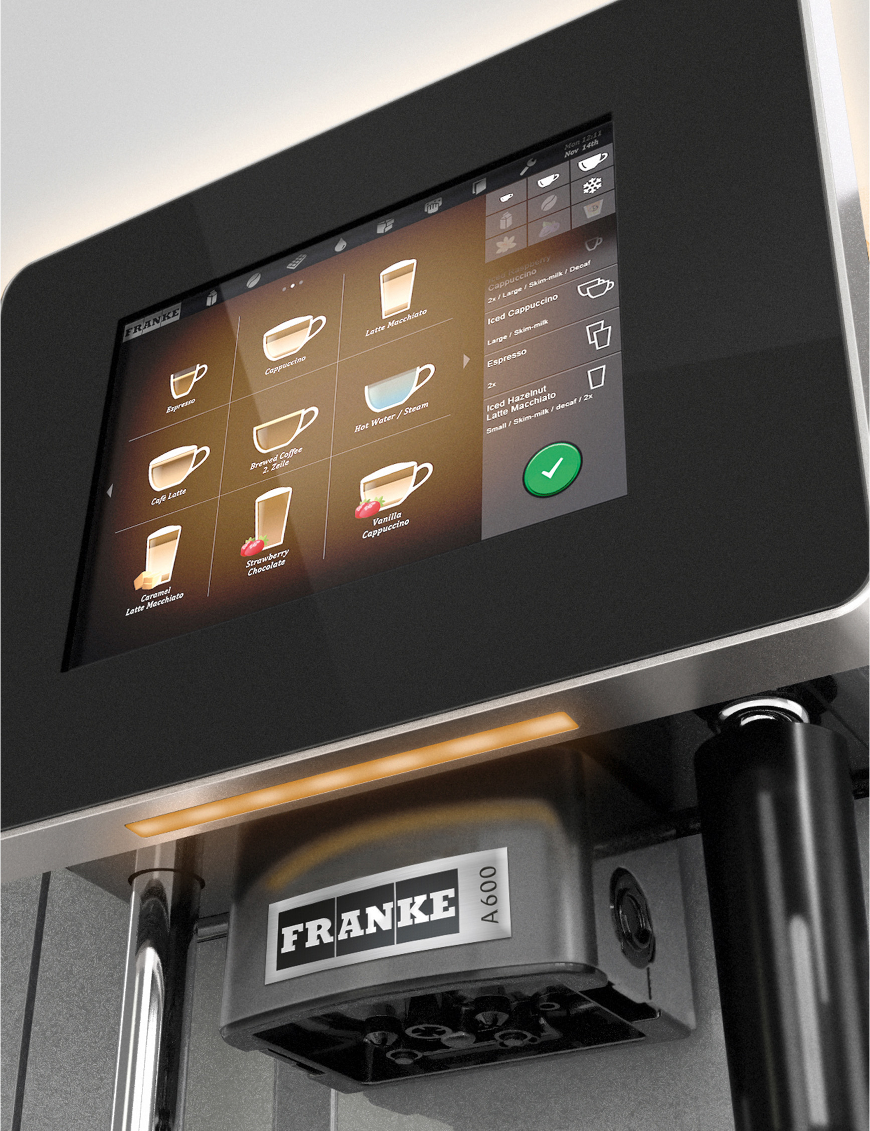 Gio Coffee Franke A600 koffiebonenmachine