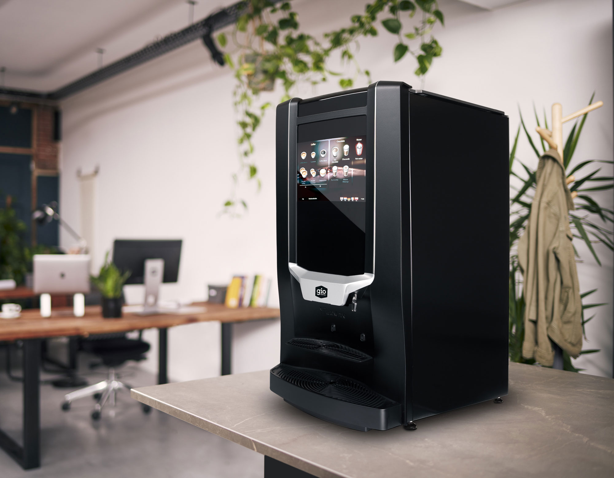 Koffiemachine Savona fresh brew voor op werk van Gio Coffee