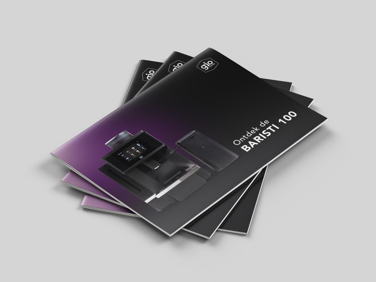 Brochure Baristi 100 Gio Coffee koffiebonenmachine
