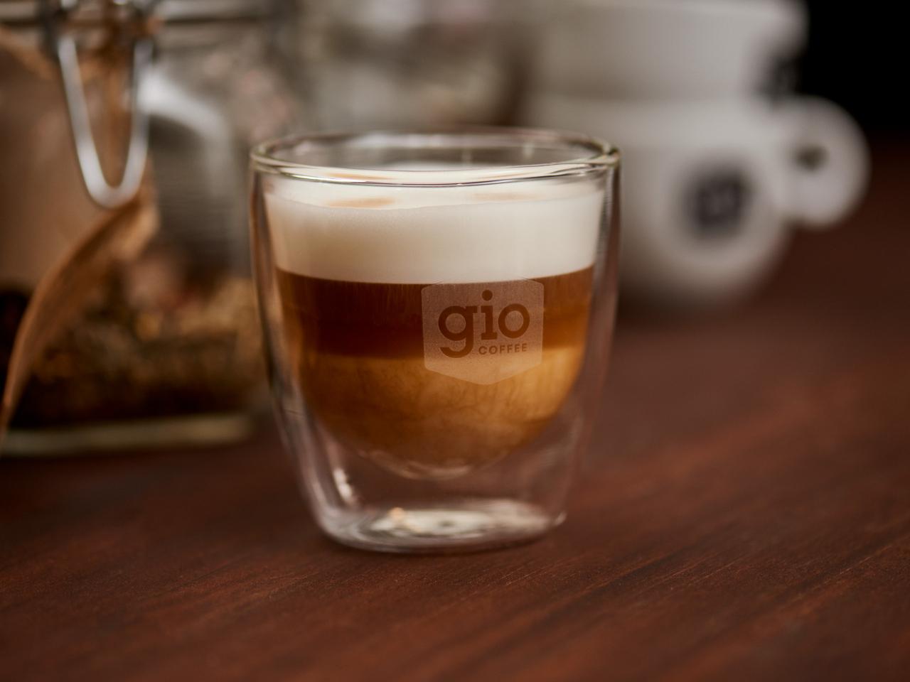 Gio Coffee kop latte macchiato