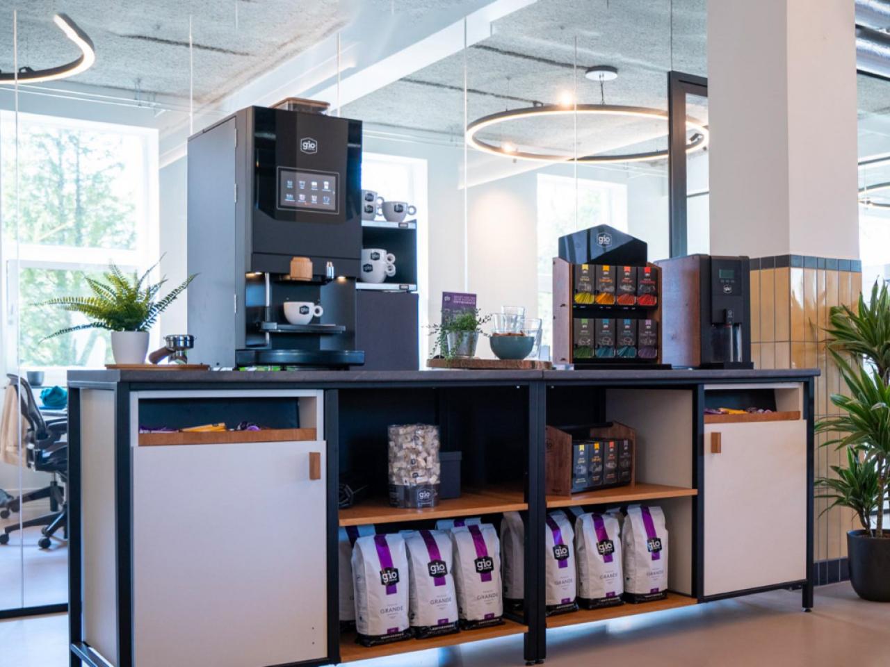 Zakelijke koffiemachine leasen voor op het werk