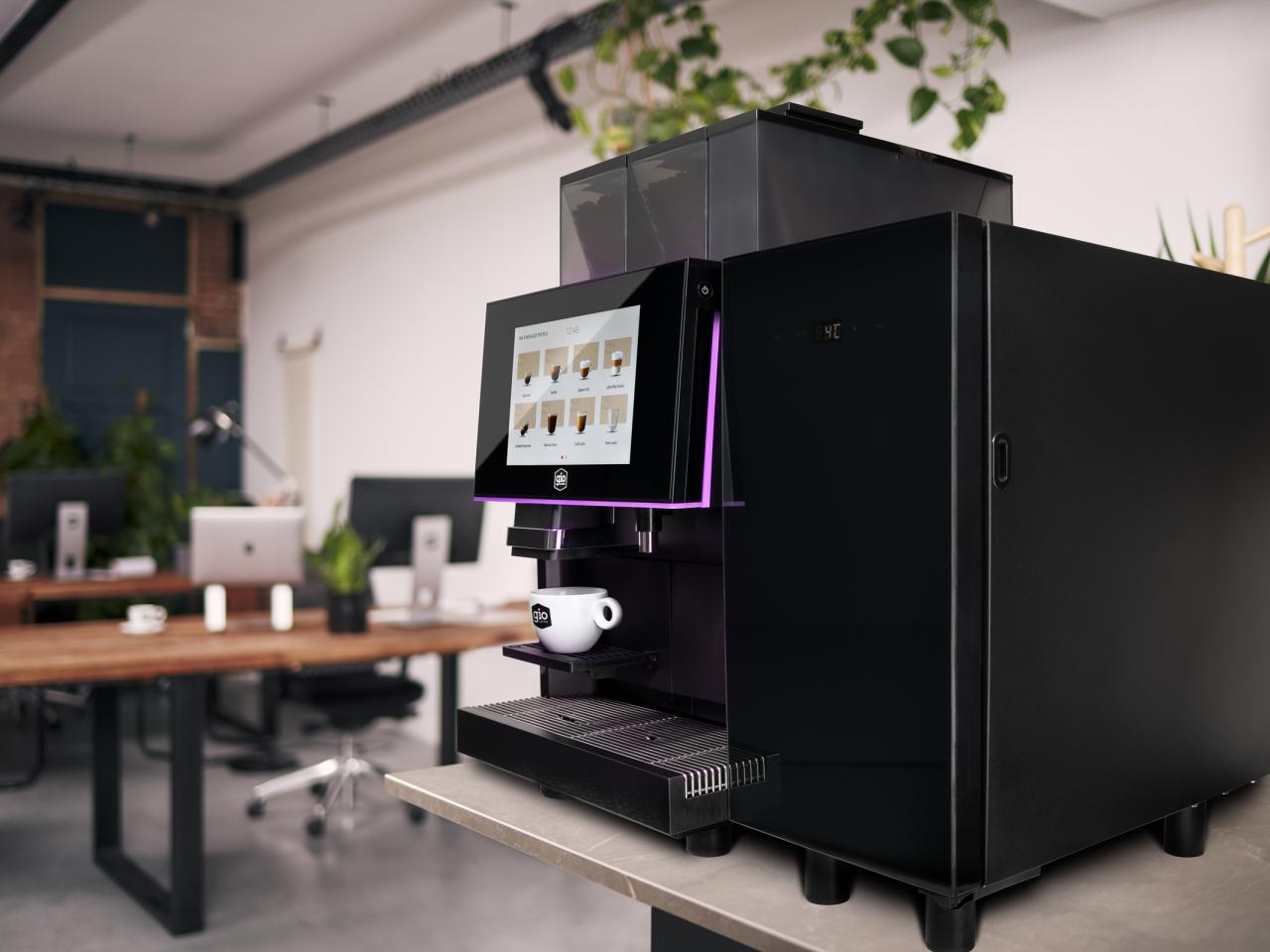 Venturo koffiemachine voor op werk van Gio Coffee