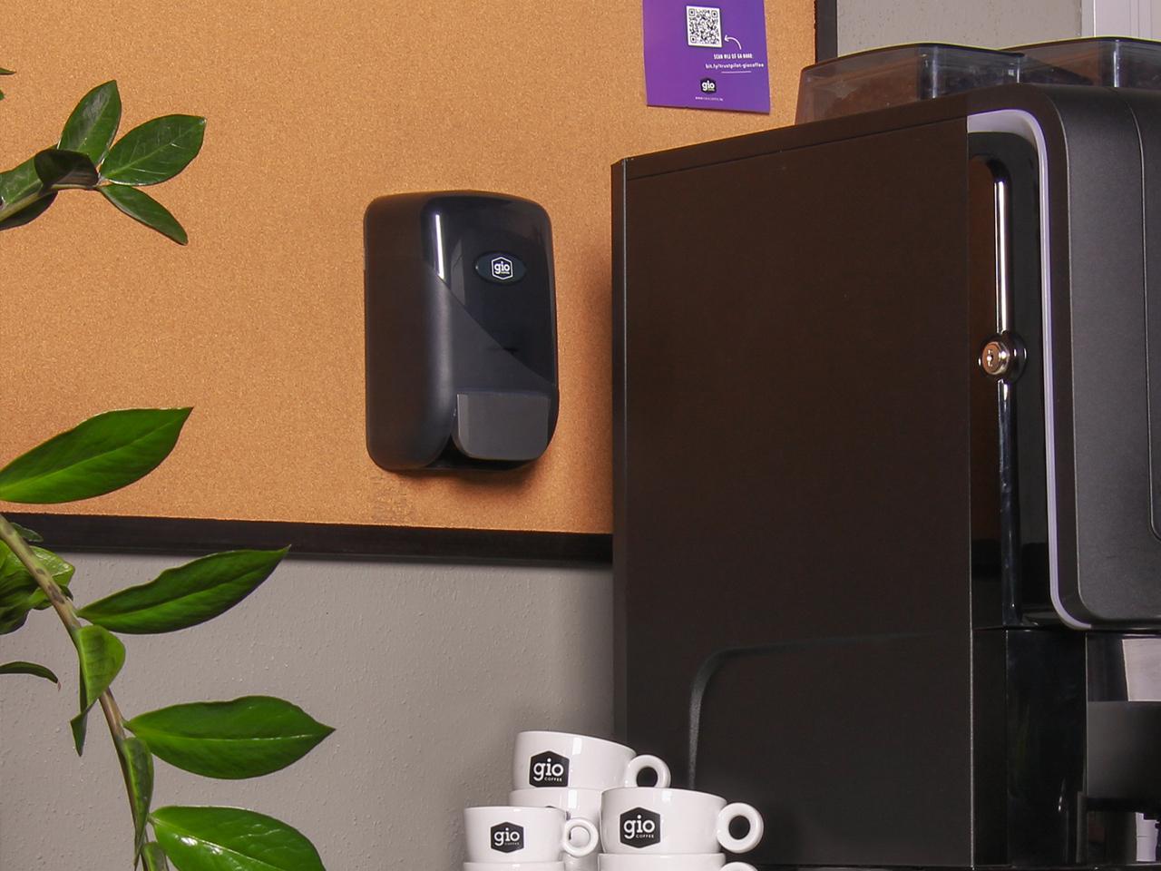 Gio Coffee zeepdispenser voor zakelijk gebruik
