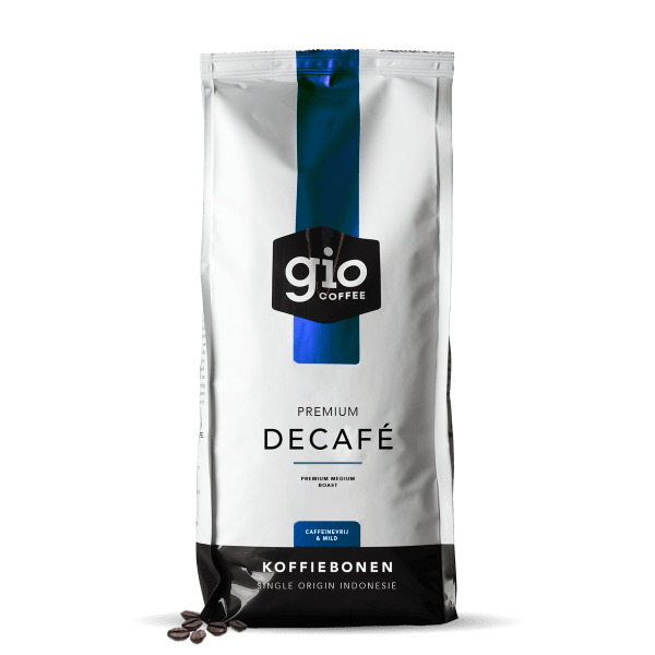 Gio Coffee - Decafe - Caffeine vrije koffiebonenmelange - Zakelijk