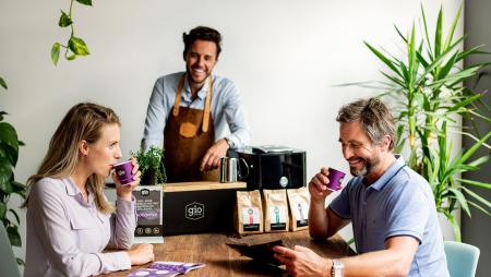 Gio Coffee Koffieproeverij op kantoor