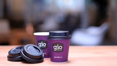 Beker deksels voor de Gio Coffee kartonnen bekers