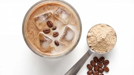 Functionele koffie met proteine
