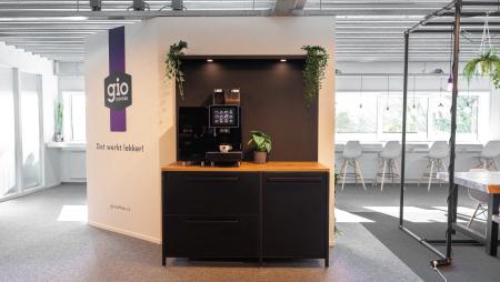 Koffiehoek in Gio Coffee Experience Center