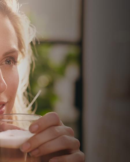 Genieten van een Gio Coffee latte macchiato