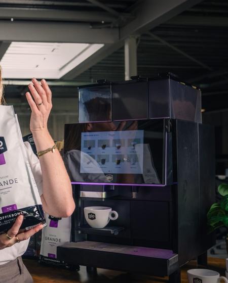 koffieautomaat zakelijk van gio coffee