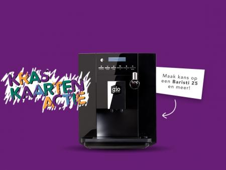 Header kraskaarten actie - Gio Coffee