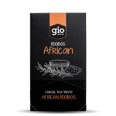 Gio Leaves Rooibos African Thee smaak voor op werk
