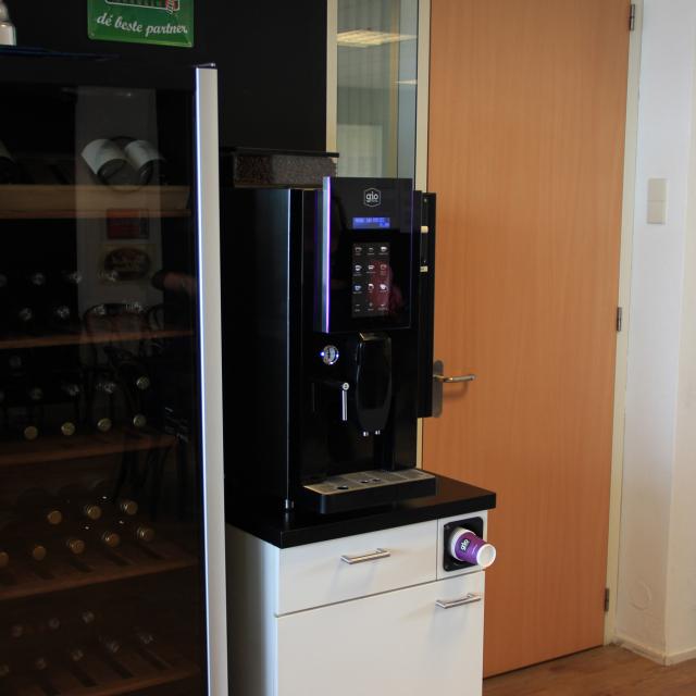 Gio Coffee klant Eurocollege Rotterdam koffiehoek