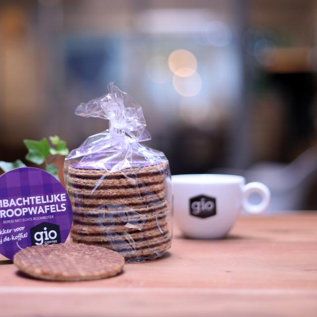 Gio Coffee stroopwafels voor bij de koffie 