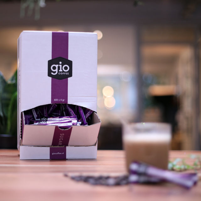 Gio Coffee suikers voor zakelijk gebruik