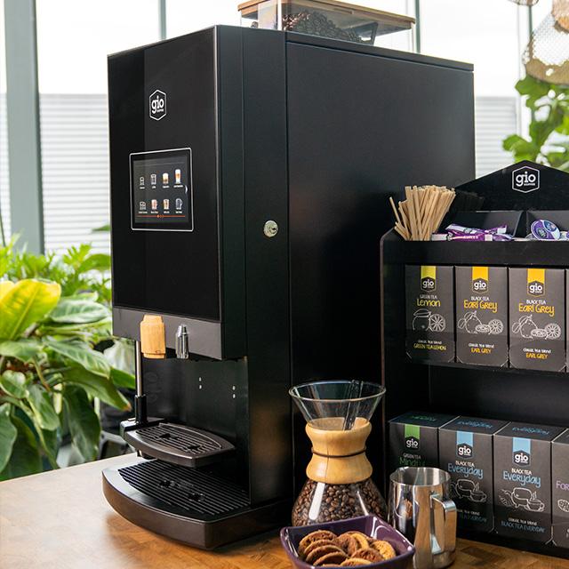 Gio Coffee koffiemachine met choco