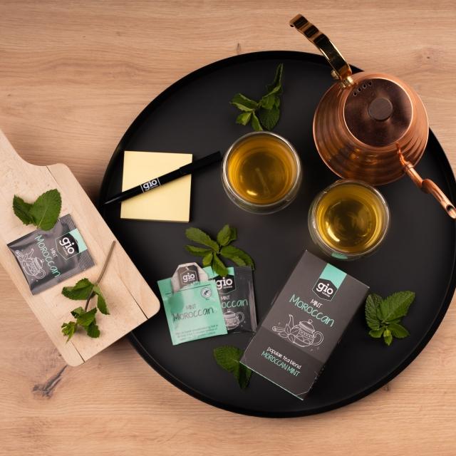 Gio Leaves Moroccan Mint theemelange