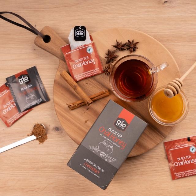 Gio Leaves Black Tea Chai Honey theemelange