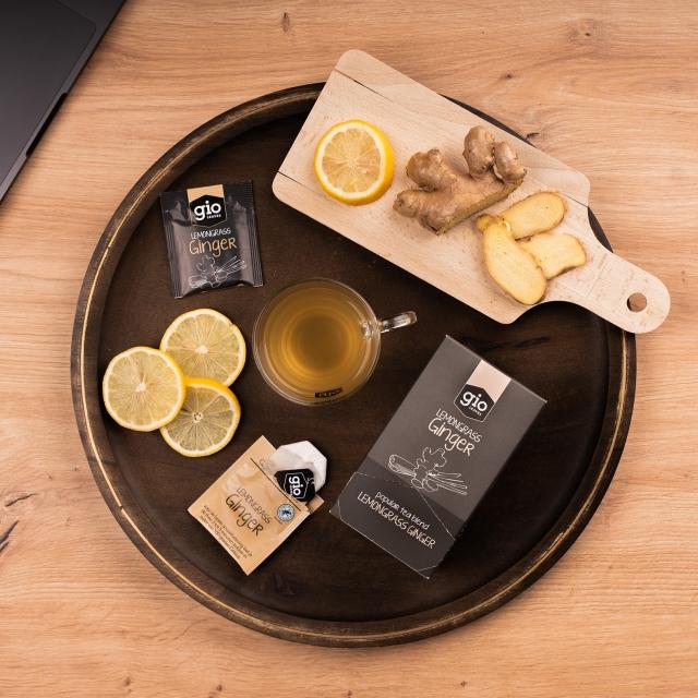 Gio Leaves Ginger Lemongrass theemelange