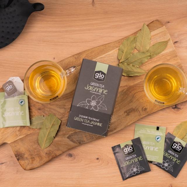 Gio Leaves Green Tea Jasmine theemelange