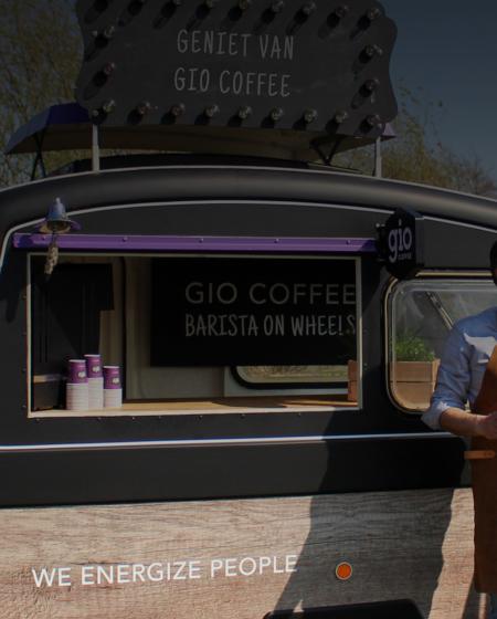 Gio Coffee barista on wheels